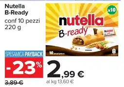 Carrefour Nutella B-Ready offerta