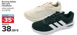 Carrefour Running Adidas Flex Lace Cloudfoam offerta