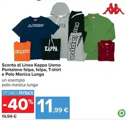 Carrefour Linea Kappa Uomo offerta