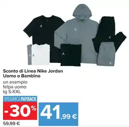 Carrefour felpa uomo offerta