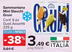 Carrefour Market Sammontana Mini Stecchi Gruvi offerta