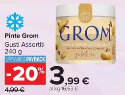 Carrefour Market Pinte Grom Gusti Assortiti offerta