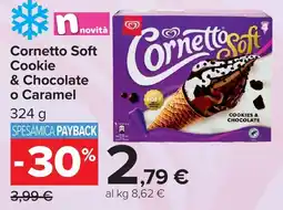 Carrefour Market Cornetto Soft Cookie & Chocolate offerta