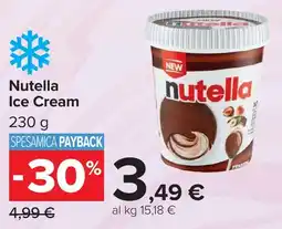 Carrefour Market Nutella Ice Cream offerta