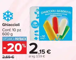 Carrefour Market Ghiaccioli Carrefour Classic offerta
