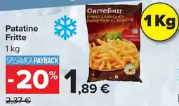 Carrefour Market Carrefour Patatine Fritte offerta