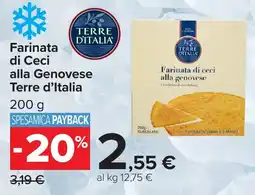 Carrefour Market Farinata di Ceci alla Genovese Terre d'Italia offerta