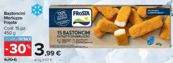 Carrefour Market Bastoncini Merluzzo Frosta offerta