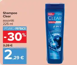 Carrefour Shampoo Clear Men offerta
