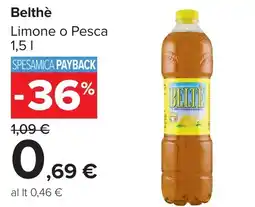 Carrefour Market Belthè Limone o Pesca offerta
