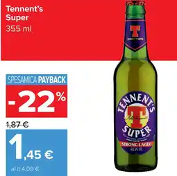 Carrefour Market Tennent's Super offerta