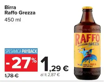 Carrefour Market Birra Raffo Grezza offerta