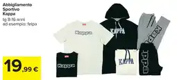 Carrefour Abbigliamento Sportivo Kappa offerta