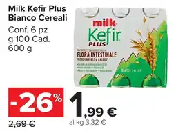 Carrefour Market Milk Kefir Plus Bianco Cereali offerta