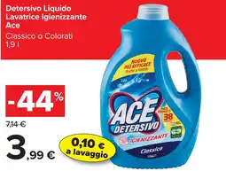 Carrefour Market Detersivo Igienizzante Ace Classico offerta