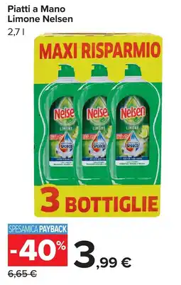 Carrefour Market Piatti a Mano Limone Nelsen offerta