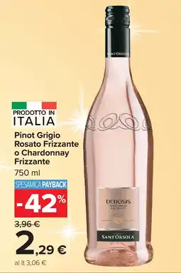 Carrefour Market Derosis Pinot Grigio Frizzante offerta