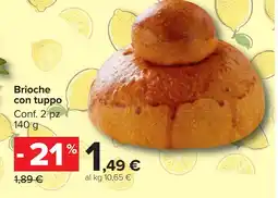 Carrefour Market Brioche con tuppo offerta