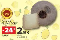 Carrefour Market Pecorino Siciliano DOP offerta