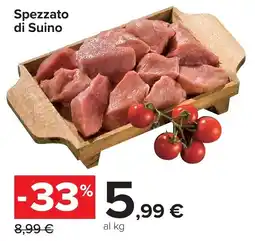 Carrefour Market Spezzato di Suino offerta