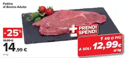 Carrefour Market Fettine di Bovino Adulto offerta