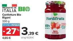 Carrefour Market Confettura Bio Rigoni offerta