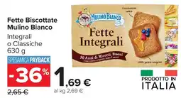 Carrefour Market Fette Biscottate Mulino Bianco offerta