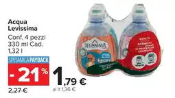 Carrefour Market Acqua Levissima offerta