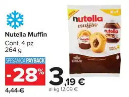 Carrefour Market Nutella Muffin offerta