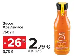 Carrefour Market Succo Ace Audace Innocent offerta