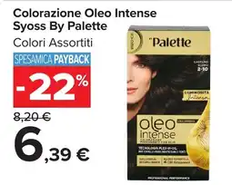 Carrefour Market Colorazione Oleo Intense Syoss By Palette offerta