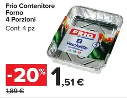 Carrefour Market Frio Contenitore Forno offerta