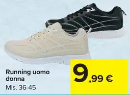 Carrefour Market Running uomo donna offerta