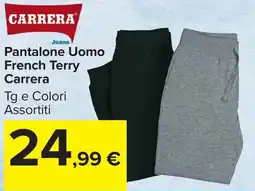 Carrefour Market Pantalone Uomo French Terry Carrera offerta