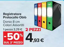 Carrefour Market Registratore Protocollo Oblò offerta