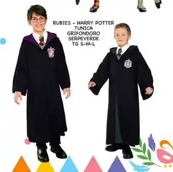 Rubies - Harry Potter Tunica Grifondoro Serpeverde TG S-M-L