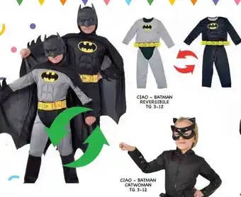 il Capriccio Giocattoli Ciao - Batman Reversibile TG 3-12 offerta