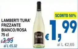 DEM Lamberti Tura' frizzante bianco/rosa offerta