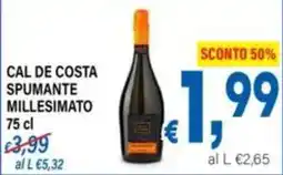 DEM Cal de Costa spumante millesimato offerta