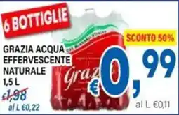 DEM Grazia acqua effervescente naturale offerta