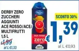 DEM Derby zero zuccheri aggiunti ace rosso/ace/multifrutti offerta