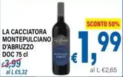 DEM La Cacciatore Montepulciano d'Abruzzo offerta