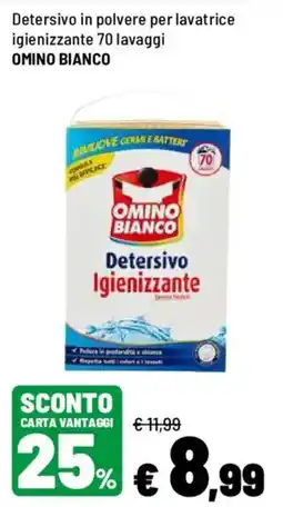 Iper La Grande Detersivo igienizzante Omino Bianco offerta