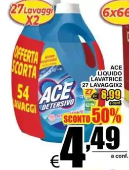 DEM Ace detersivo liquido lavatrice offerta