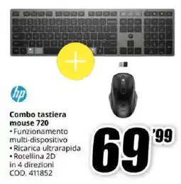 MediaWorld Combo tastiera mouse 720 offerta