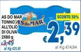 Tonno all'olio di oliva AS do MAR