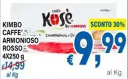 DEM Caffè Kose by Kimbo Armonioso Rosso offerta