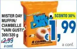 DEM Mister Day muffin ciambelle vari gusti offerta