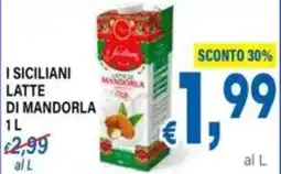 DEM I siciliani latte di mandorla offerta