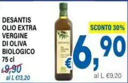 DEM Desantis olio extra vergine di oliva biologico offerta